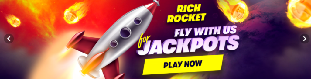Jogo de demonstração Rich Rocket - Jogue